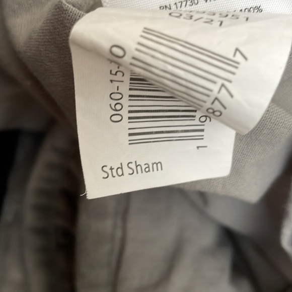 Threshold Bedding Threshold Velvet Standard Sham Grey Poshmark